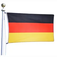 German National Flag, Polyester Country, Black, Red, Yellow