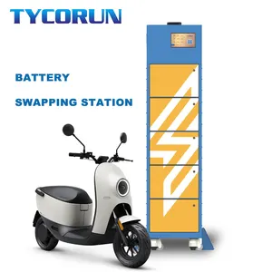 Tycorun lithium ion batteries swapping system 5 warehouses battery swap