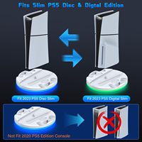Nouveau chargeur de quai de contrôleur P5 double chargeur rapide pour Console P5 câble ABS mince console de jeu privée