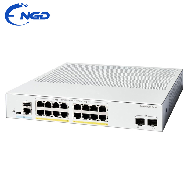 Brand New Original C1300-16FP-2G 16 Port Full PoE Gigabit Managed Switch with 2 Uplink Ports for Enterprise Networking