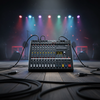 Console de mixage audio numérique et d'enregistrement CMS 600-3/1000-3/1600-3 avec double DSP 99 en métal pour équipement audio de scène