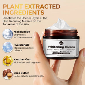 ストロング & ファストホワイトニングボディローションクリームシアバターベース暗いナックル膝肘がアフリカの肌を明るく - Product Image 5