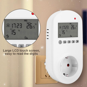<span class=keywords><strong>Termostato</strong></span> Inteligente Wi-Fi Moderno HY02TPR con Pantalla LCD para Calefacción por Suelo Radiante, 110-230V y Programable para 5+2 Días - Product Image 4