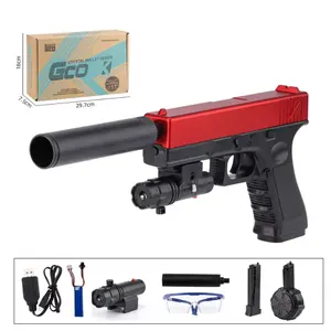 Pistolas de luz infrarroja de juguete para adultos, mini pistola de gel para adultos