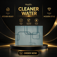 Système de filtration d'eau domestique et commercial à 6 étapes, autonome, avec membranes de filtration pure, pour traitement et purification de l'eau