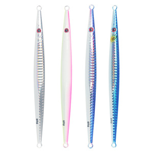 เหยื่อจิ๊กตกปลาแบบจมเร็ว 80 กรัม ลายเลเซอร์ สีเรืองแสง สำหรับตกปลาทะเลน้ำเค็ม ใช้ตกปลาชายฝั่ง - Product Image 1