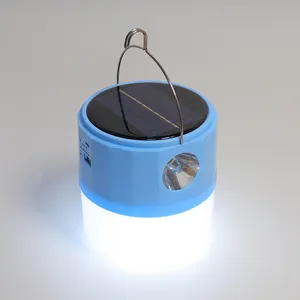 太阳能防水野营灯发光二极管充电灯泡悬挂照明强力手电筒钓鱼应急手提灯