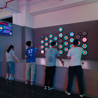 Panneau lumineux LED interactif à induction pour arène de jeu, idéal pour salle de jeux, team building et jeux d'intérieur