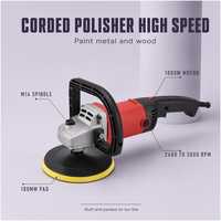 Polisseuse rotative électrique filaire 1200W à vitesse variable 2400 à 3000 tr/min, plateau de 180 mm pour peinture automobile et polisseuses métalliques