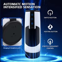 STELLAR PATH TY-260509-25 Männliche Masturbationsmaschine Künstliche Vagina Große Pumpen TPE+ABS Sexspielzeug Saugender Einziehbarer Masturbator