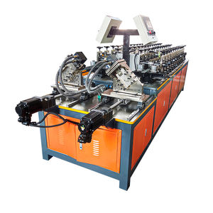 Machine de formage à rouleaux de profilés métalliques entièrement automatique et réglable pour cloisons sèches et rails de fixation - Product Image 1