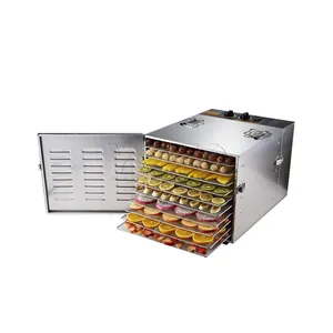 Máquina de secar desidratador de frutas para alimentos comerciais, fornecimento de fábrica, secador de carne para alimentos domésticos