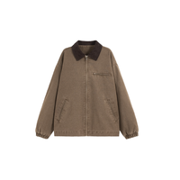 Veste en tissu brodé de haute qualité personnalisée, veste en coton French Terry pour homme, pour le printemps