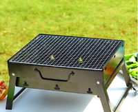 Ventes directes des fabricants, grand gril pliable pouvant être tiré, barbecue d'extérieur, barbecue portable au charbon de bois