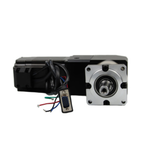 Moteur pas à pas CNC à engrenages Nema23 18 kg.cm 4,2 A avec encodeur avec boîte de vitesses WPLF60 1:3 à angle de 90 degrés avec pilote - Product Image 5