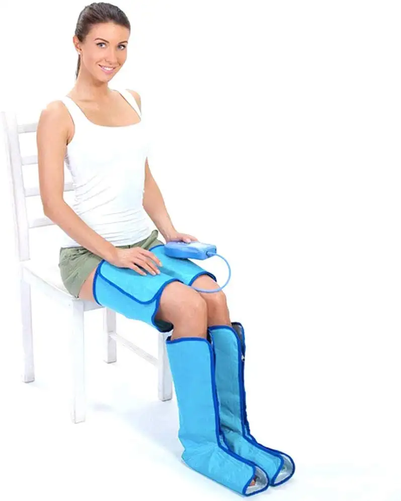 Leg Massager, Leg Air Compression for Massage and Relaxation Calf Feet Thigh, Sequential Boots Device with Handheld Controller