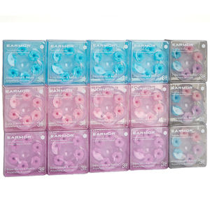 EARMOR Melhores Protetores Auriculares com Redução de Ruído 3 Pares Protetores Auriculares Silenciosos com Estojo e Clips de Modelagem para Festas Concertos Clubes - Product Image 6