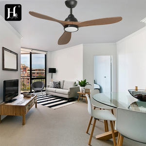 LED <b>ceiling</b> fan 52 inches 3 ABS wood color blade living room decoration <b>ceiling</b> fan with <b>remote</b> <b>control</b> - Product Image 6