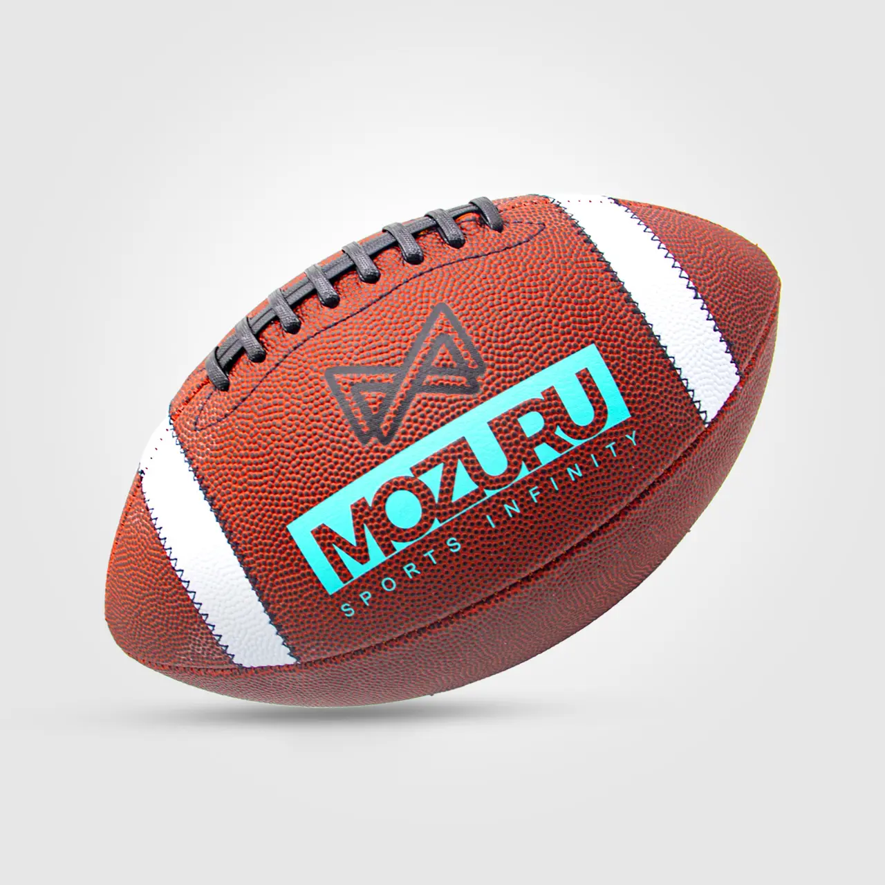 कीमत f9-आकार का कस्टम लोगो बच्चों के युवा असली लेदर सिलिकॉन प्रिंट अमेरिकी फुटबॉल बॉल रग्बी बॉल चित्रों के साथ