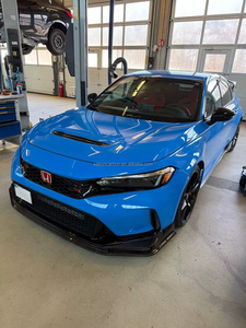 Spoiler de pare-chocs avant en fibre de carbone style SPN 3 pièces pour <span class=keywords><strong>Honda</strong></span> <span class=keywords><strong>Civic</strong></span> <span class=keywords><strong>Type</strong></span> <span class=keywords><strong>R</strong></span> FL5 <span class=keywords><strong>2022</strong></span>-2025 - Product Image 4