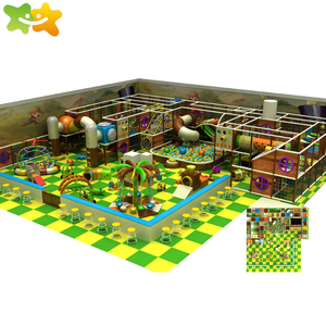 Équipement <span class=keywords><strong>de</strong></span> terrain <span class=keywords><strong>de</strong></span> jeu intérieur d'<span class=keywords><strong>occasion</strong></span> pour parc d'attractions Jungle Playground à vendre - Product Image 5