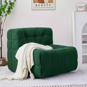 Juego de Sofá Modular Convertible de Estilo Nórdico Cómodo Sofá Nube Blanco en Forma de L Tapizado Extensible para Sala de Estar de Villa - Product Image 3