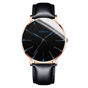 Reloj <span class=keywords><strong>de</strong></span> <span class=keywords><strong>pulsera</strong></span> <span class=keywords><strong>de</strong></span> cuarzo minimalista ultrafino para hombre, cinturón <span class=keywords><strong>de</strong></span> moda <span class=keywords><strong>de</strong></span> negocios, hebilla <span class=keywords><strong>de</strong></span> cristal, esfera <span class=keywords><strong>de</strong></span> 40mm, reloj <span class=keywords><strong>de</strong></span> cuero Masculino - Product Image 3