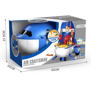 Jouets d'imitation de haute qualité 2 en 1, avion de dessin animé, <span class=keywords><strong>mini</strong></span> établi en plastique pour enfants - Product Image 4