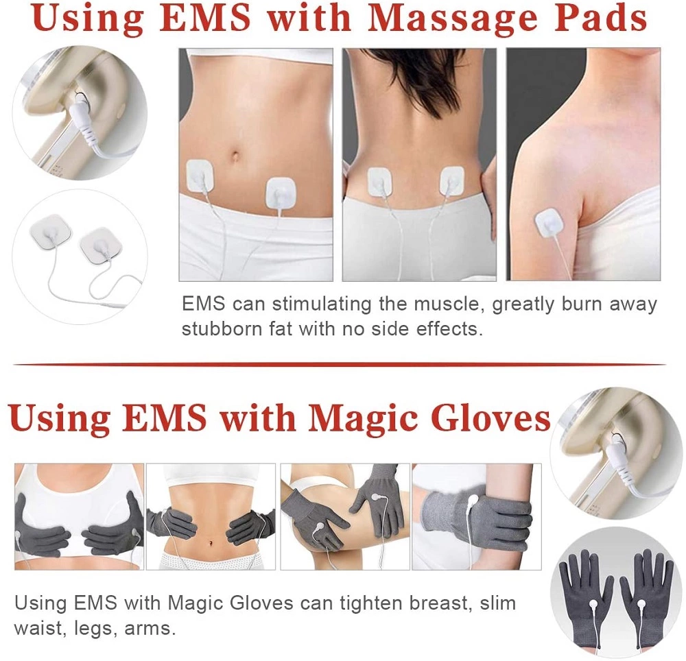 3 In 1 Ultrasonic Beauty Massager 1 MHz Infrared Ultrasonic EMS Beauty Device