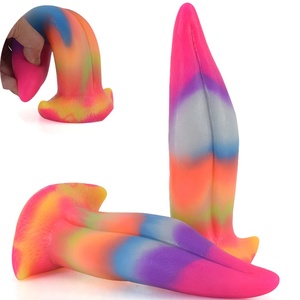 New Product Ideas 2022 YOCY Dragon Tongue Glow in Dark Series Penis Luminous Sex Tool Luminous Light up <b>Dildo</b> for Men - Product Image 2