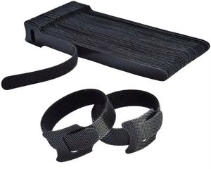 Eco-Friendly Reusable Self-Adhesive <b>Cable</b> Ties Double Hook Loop Tape Fastening Wire Cord Organizer for Home Management <b>Bag</b> - Product Image 3