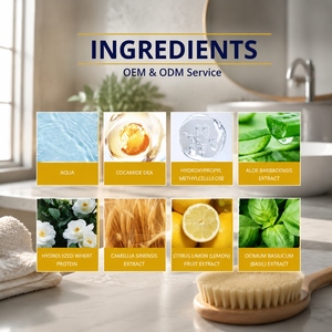 Nettoyant Corporel Hydratant et Rafraîchissant au Citron et au <span class=keywords><strong>Basilic</strong></span> OEM/ODM, Parfum Longue Durée, Doux pour la Peau - Product Image 5