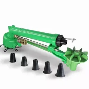 Self-priming air cooled diesel water pumpModel 50 has a radius range of 50 metersRocker arm type turbine gun wide adjustable