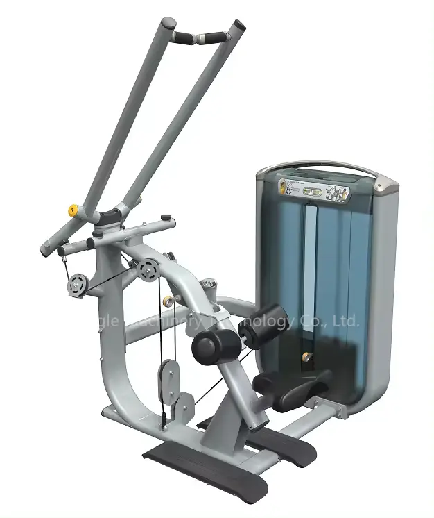 YG-9003 spor salonu ticari ekipman Fitness gücü lat aşağı çekin makinesi özel Logo Lat Pulldown bar spor salonu için