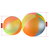Super grand ballon de plage gonflable en PVC de 100 cm, jouet flottant pour piscine extérieure, sport aquatique, lacs et rivières, accessoires de piscine