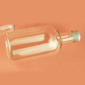 Bouteille de boisson jetable personnalisée en plastique <span class=keywords><strong>PET</strong></span> avec long col forme ronde et joint pour jus de fruits frais thé au lait - Product Image 5