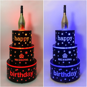 Support à gâteau d'anniversaire LED personnalisé RICHSHINING à 2, 3, 4 ou 5 niveaux avec logo, idéal pour les fêtes, mariages et centres commerciaux - Product Image 2