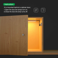 Interrupteur à capteur IR 12V 24V DC 3A pour bande lumineuse LED basse tension pour armoire