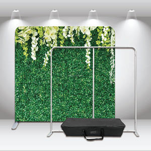 Portátil Photobooth Contexto Lavável Tensão Tecido Fronha Zipper Design Straight Aluminum Frame para Dye Sublimation - Product Image 1