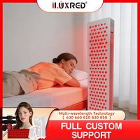 Lampe de luminothérapie infrarouge ILUXRED à 5 longueurs d'onde, haute irradiance, panneau de luminothérapie rouge 660nm 850nm