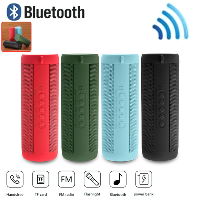 T2 Waterproof IPX5 Speaker Support TF Card Outdoor Portable Wireless Speakers for Mobile Outdoor Portable