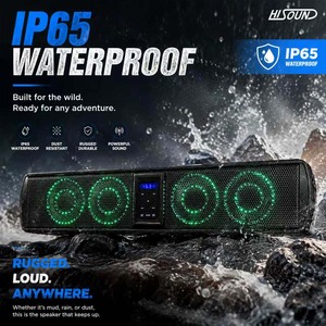 Barra de Sonido Impermeable IP65 de 26 Pulgadas, 200 W, LED, BT5.0, para ATV, UTV, Carrito de Golf, SxS, Motocicleta, Marino, Exterior, 12 V - Product Image 3
