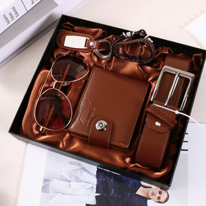 Set de Regalo Empresarial Personalizado con Logotipo, <span class=keywords><strong>Gafas</strong></span> de Sol para Hombre, Recuerdo, Regalo de San Valentín, Cinturón, Cartera, Pulsera, Tendencia - Product Image 6