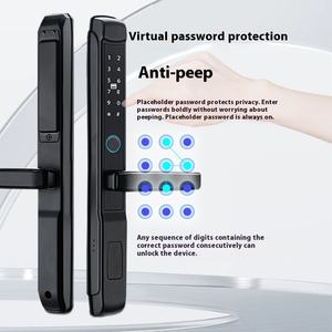 Cerradura Electrónica Inteligente para Exteriores, Impermeable, de Alta Seguridad, con App Tuya, de Aluminio, para Puertas de Vidrio, con Huella Dactilar - Product Image 4