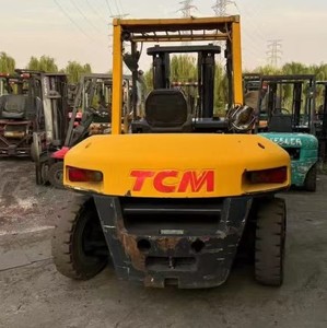 Carretilla elevadora eléctrica de alto rendimiento TCM para construcción Maquinaria de movimiento de tierras usada con fuente de alimentación de motor diésel - Product Image 5