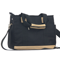 Sac fourre-tout en toile tendance avec fermeture éclair, design multi-poches, grande capacité et compartiments pour femmes - Personnalisation OEM