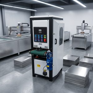 Courroie et meulage dessin petit polissage ébavurage feuille bord métal avion polissage prix de la machine - Product Image 1