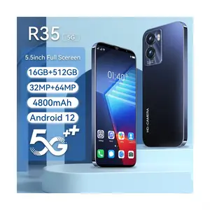 Original R35 โทรศัพท์มือถือ 6.7 นิ้ว 16GB + 512GB Dual SIM 32 + 64MP กล้องคู่ 10 Core Android สมาร์ทโฟน