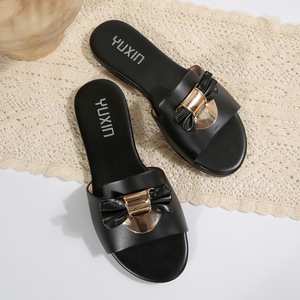 <span class=keywords><strong>Sandalias</strong></span> <span class=keywords><strong>Planas</strong></span> <span class=keywords><strong>de</strong></span> Primavera Verano <span class=keywords><strong>para</strong></span> <span class=keywords><strong>Mujer</strong></span> con Punta Redonda, Hebilla <span class=keywords><strong>de</strong></span> Mariposa, Suela Suave y Transpirable, Pantuflas <span class=keywords><strong>para</strong></span> Caminar por la Playa - Product Image 6