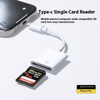 Lector de Tarjetas móvil tipo C USB 3,0 OTG Flash Drive Tarjeta SD y TF Transferencia de cámara Multisistema Compatible para Hub en stock